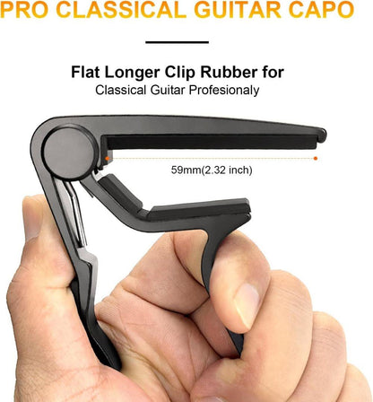 Guitar Capo Clamp, Compatible with Acoustic and Electric Guitars V1188-MS-325-1379