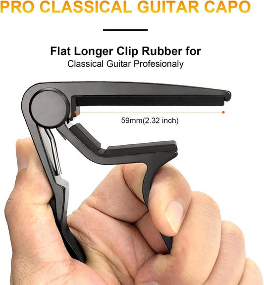Guitar Capo Clamp, Compatible with Acoustic and Electric Guitars V1188-MS-325-1379