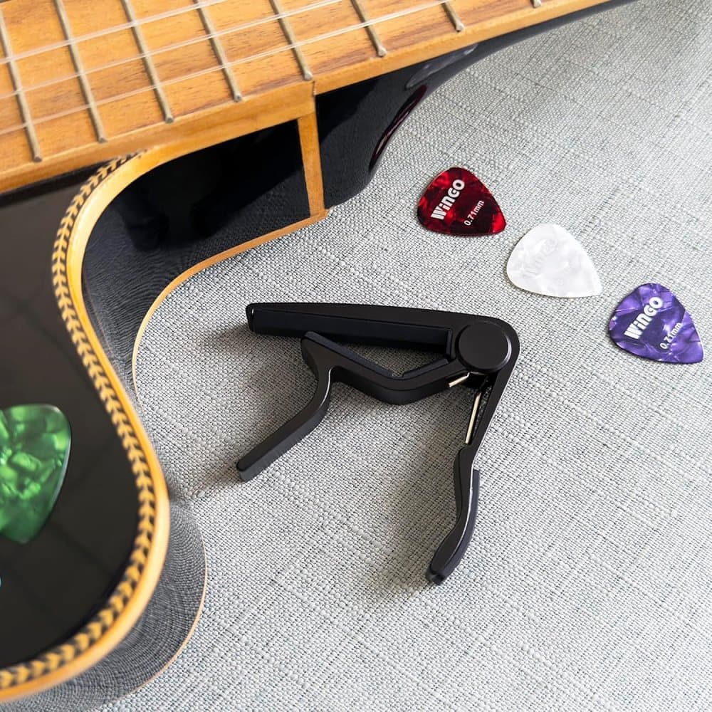 Guitar Capo Clamp, Compatible with Acoustic and Electric Guitars V1188-MS-325-1379