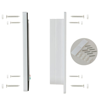 4-Way Locking Cat Flap for Small Dogs and Cats, Easy Installation, Brown, M V1188-MS-325-1383