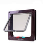 4-Way Locking Cat Flap for Small Dogs and Cats, Easy Installation, Brown, S V1188-MS-325-1384