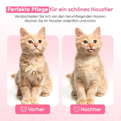 Dog brush and fur brush for dogs and cats, Pink V1188-MS-325-1389