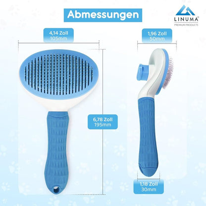 Dog brush for dogs and cats, fur brush, compatible with all breeds, Blue V1188-MS-325-1390