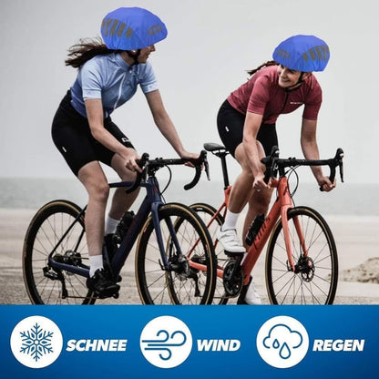 Reflective Bicycle Helmet Cover, Universal Wind and Water Resistant, Compatible with All Bikes, Orange V1188-MS-325-1395