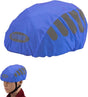 Reflective Bicycle Helmet Cover, Wind and Water Resistant, Universal Fit, Blue V1188-MS-325-1396