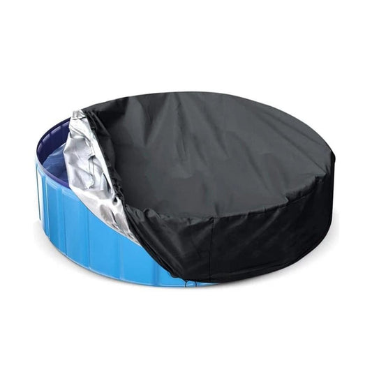 1 Round Pool Cover, 162x30cm, for Children, Sandbox & Toys Protection, Sun Protection, Dog Pool Cover V1188-MS-325-1421
