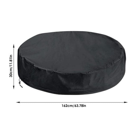 1 Round Pool Cover, 162x30cm, for Children, Sandbox & Toys Protection, Sun Protection, Dog Pool Cover V1188-MS-325-1421