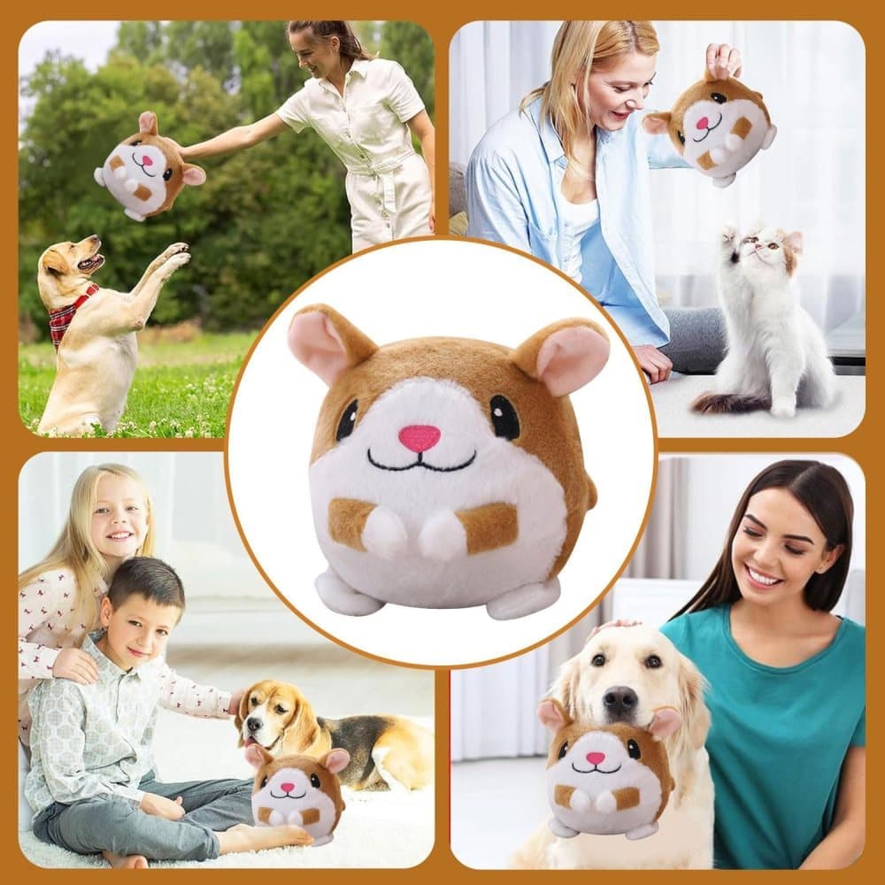 Durable Interactive Plush Dog Toy with Ball, Perfect for Training V1188-MS-325-1441