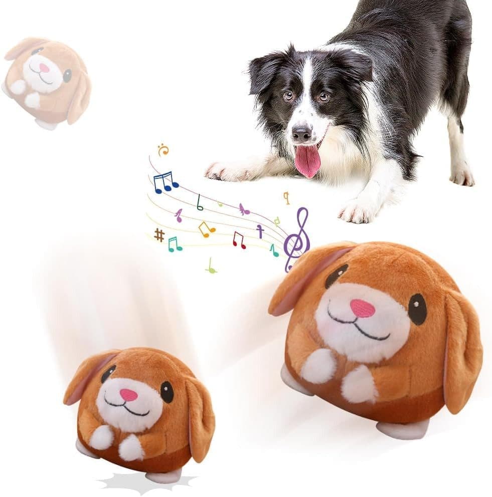 Interactive Plush Dog Toy for Training and Play, Durable Ball Design V1188-MS-325-1442