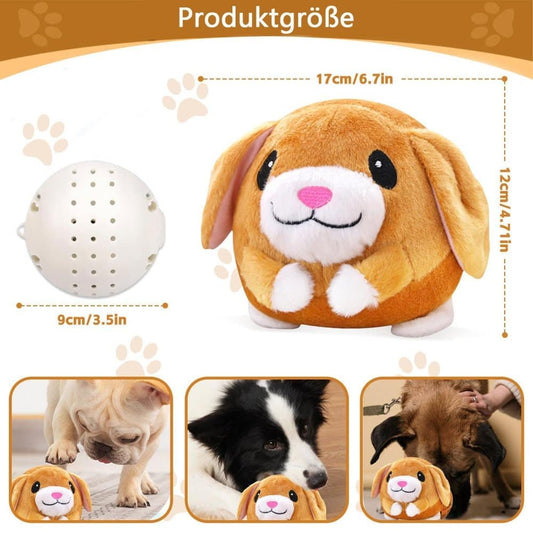 Interactive Plush Dog Toy for Training and Play, Durable Ball Design V1188-MS-325-1442