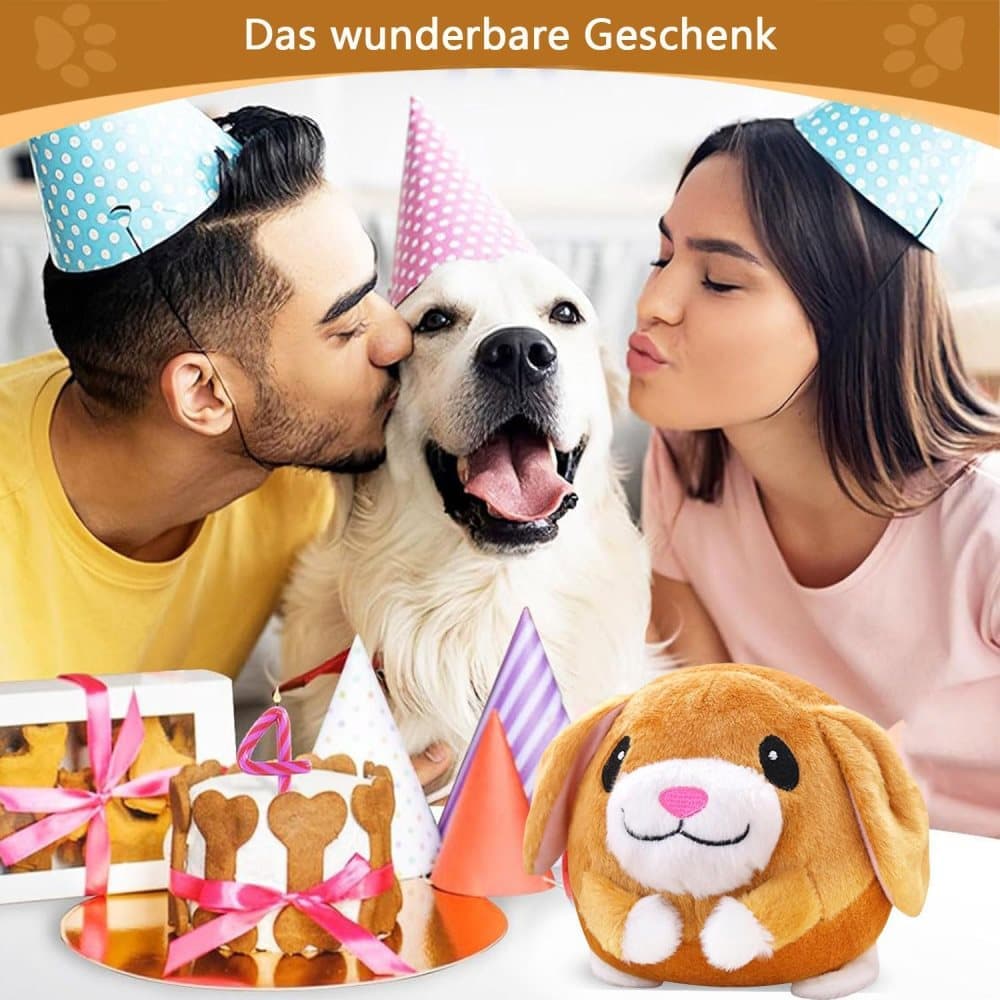 Interactive Plush Dog Toy for Training and Play, Durable Ball Design V1188-MS-325-1442