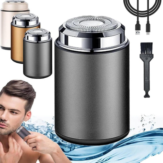 Electric Shaver Mini for Men, Travel & Everyday Use, Compatible with Braun, Gray V1188-MS-325-1443