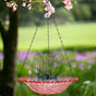 Solar Powered Bird Bath Fountain for Garden and Outdoors, Automatic Solar Waterer, Pink V1188-MS-325-1460