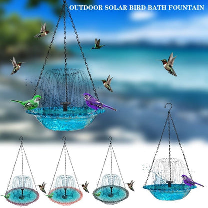 Solar Powered Bird Bath Fountain for Garden and Outdoors, Automatic Water Feature, Decorative Bird Waterer, V1188-MS-325-1461