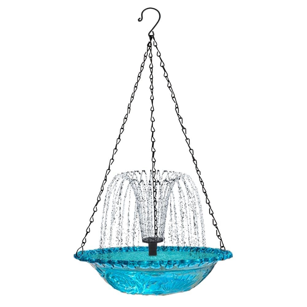 Solar Powered Bird Bath Fountain for Garden and Outdoors, Automatic Solar Water Feature, Decorative Bird V1188-MS-325-1462
