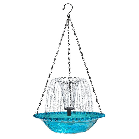 Solar Powered Bird Bath Fountain for Garden and Outdoors, Automatic Solar Water Feature, Decorative Bird V1188-MS-325-1462