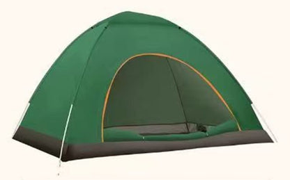 200x100x110cm Green Camping Tent Automatic Pop Up Beach Tent Wind Shelter Waterproof Spacious Easy Set Up V1188-MS-325-1466