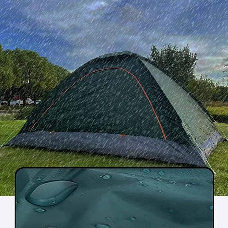 1-Person Camping Tent Automatic Pop Up Beach Tent Waterproof Wind Shelter Easy Setup, Blue, 200x100x110cm V1188-MS-325-1467