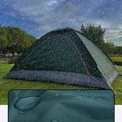 1-Person Camping Tent Automatic Pop Up Beach Tent Waterproof Wind Shelter Easy Setup, Blue, 200x100x110cm V1188-MS-325-1467