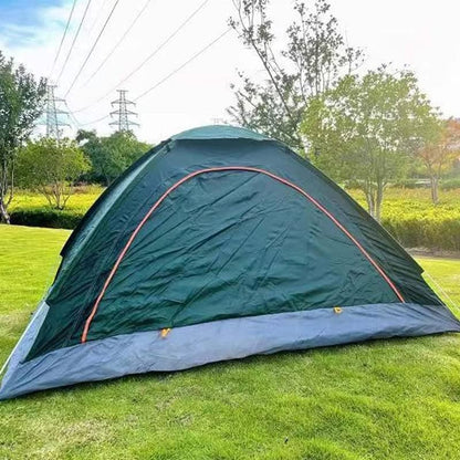 1-Person Camping Tent Automatic Pop Up Beach Tent Waterproof Wind Shelter Easy Setup, Blue, 200x100x110cm V1188-MS-325-1467