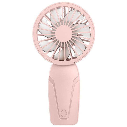 Portable Mini Hand Fan USB Rechargeable with 3 Speeds, Quiet Handheld Fan, Pink V1188-MS-325-1471