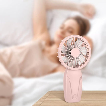 Portable Mini Hand Fan USB Rechargeable with 3 Speeds, Quiet Handheld Fan, Pink V1188-MS-325-1471
