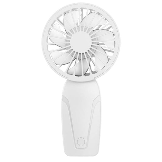Portable Mini Hand Fan USB Rechargeable with 3 Speeds, Quiet Handheld Fan, White V1188-MS-325-1473