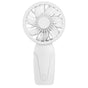 Portable Mini Hand Fan USB Rechargeable with 3 Speeds, Quiet Handheld Fan, White V1188-MS-325-1473