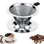 Stainless steel reusable coffee filter, easy to clean and durable, environmentally friendly for brewed V1188-MS-325-1475