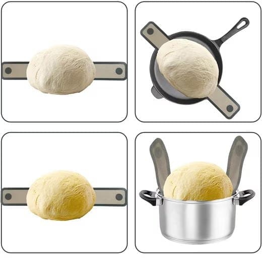2-Pack Nonstick Silicone Baking Mat with Long Handles, Gray V1188-MS-325-1486