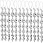 30-Pack Silver Bird Repellent Spiral Scarecrow, UV Resistant for Garden and Terrace, 30 cm V1188-MS-325-1500
