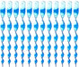 30-Pack Blue Bird Repellent Spiral Reflective Scarecrow, UV Resistant for Garden and Terrace, 30 cm V1188-MS-325-1501