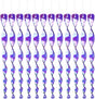 30-Pack Bird Repellent Spiral Reflective Scarecrow, 30 cm, UV Resistant for Garden and Terrace, Purple V1188-MS-325-1503