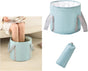 Foldable Foot Bath Tub Blue, Portable for Home Travel Camping Spa Care, 30x20cm V1188-MS-325-1511