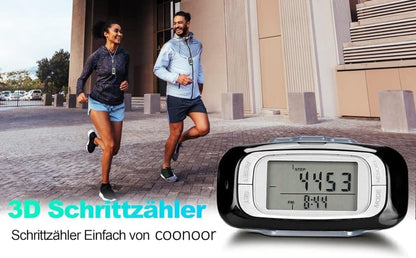 3D Pedometer with Large Easy-to-Read Display, Steps Distance Calories Tracking, No App Needed, 9 Month V1188-MS-325-1527