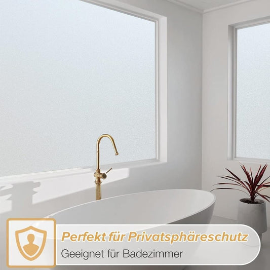 Frosted window film for privacy, self-adhesive UV protection film, transparent, for bathrooms and offices, V1188-MS-325-1533