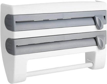 Foil Cutter with Wall Holder for Plastic and Aluminum Foil, 39x10x24cm, Gray V1188-MS-325-1554