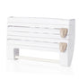 Multifunctional Foil Cutter Wall Holder for Plastic and Aluminum Foil with Kitchen Paper, 39x10x24cm, White V1188-MS-325-1555