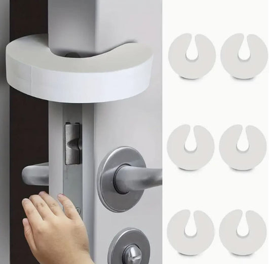 6-Pack Kids Door Stops, High Density EVA Pinch Protection Door Clips for Child Safety, Compatible with Most V1188-MS-325-1560