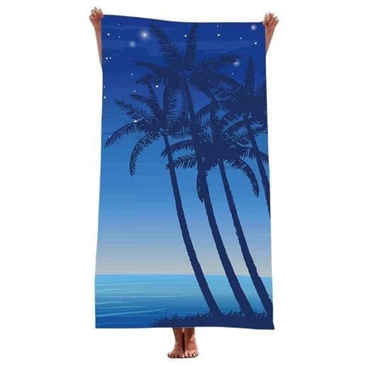 XXL Microfiber Beach Towel, Quick-Drying Lightweight Bath Towel for Beach, 70x140 cm V1188-MS-325-1563