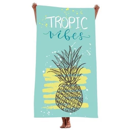 XXL Microfiber Beach Towel, Quick-Drying Lightweight Bath Towel for Beach, 70x140 cm V1188-MS-325-1565