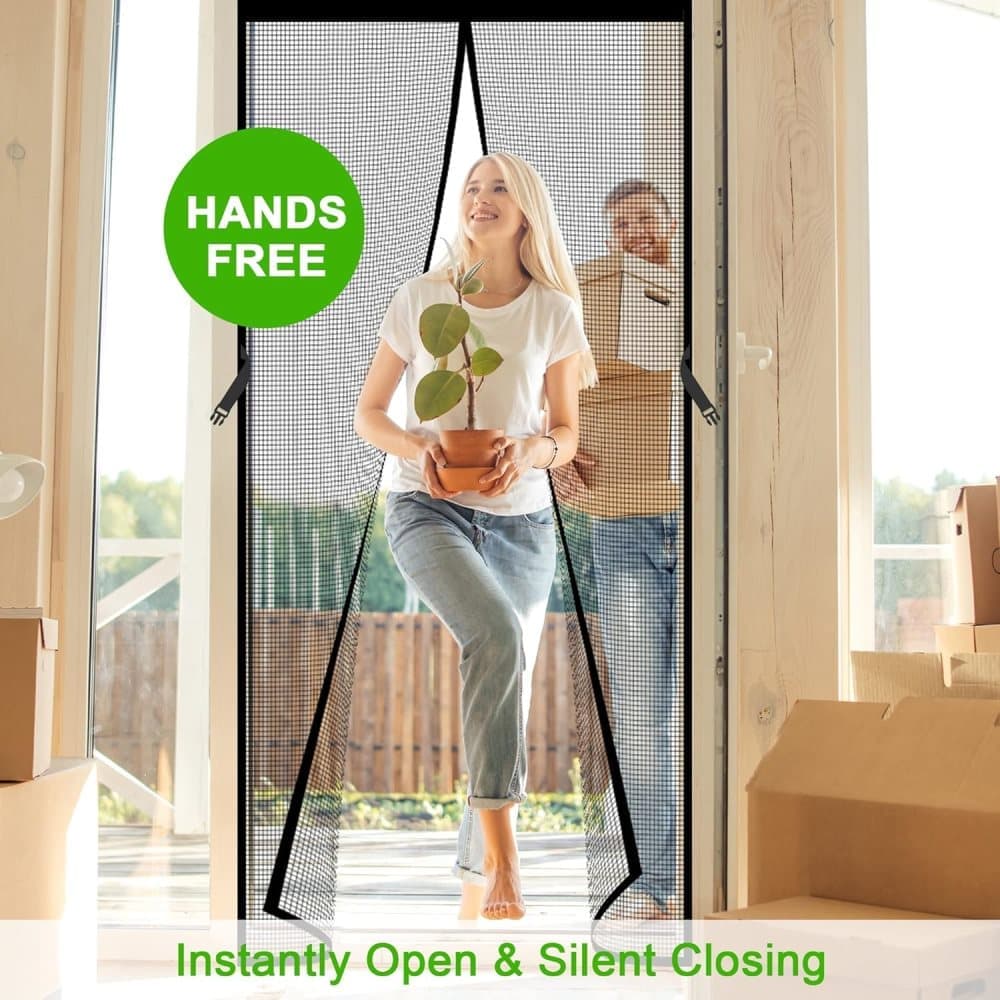 80 x 210 cm Magnetic Insect Screen Door, Automatic Closing, Durable and Scratch-Resistant, Breathable for V1188-MS-325-1571