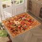 Floral Doormat Non-slip Absorbent Dirt-Resistant Machine Washable for Bathroom Hallway and Kitchen, 40x60cm, V1188-MS-325-1583