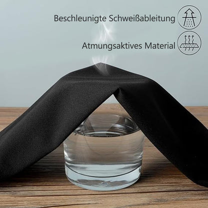 Breathable Quick-Dry Arm Warmers with Shoulder Protection and Thumb Holes, Blue V1188-MS-325-1596