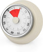 60 Minute Mechanical Kitchen Timer with Magnet, Stainless Steel Beige, 3.6 x 7.3cm V1188-MS-325-1616