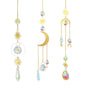 6 inches rainbow refractive prism suncatcher, crystal sun reflecting decoration, , SZ4 V1188-MS-325-1618