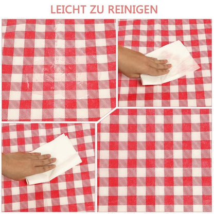 Waterproof Picnic Mat 200x200cm, Foldable with Carrying Handle, Durable for Camping Beach Park Outdoor V1188-MS-325-1625