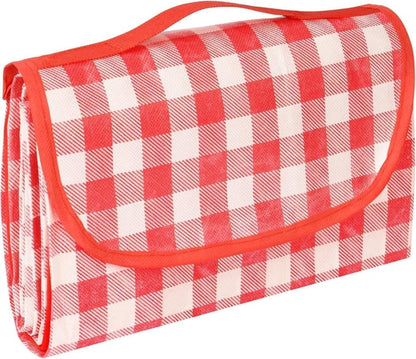 Waterproof Picnic Mat Foldable with Carrying Handle for Camping Beach Park Outdoor, Durable, 150x200cm, Pink V1188-MS-325-1626