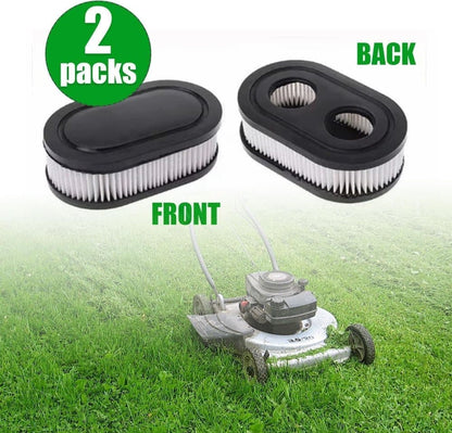 2-Pack Air Filter Compatible with Briggs & Stratton, Fits Models 593260 798452 V1188-MS-325-1638