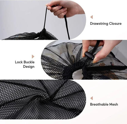 1-Pack Large Laundry Travel Bag, 60x90 cm, Black V1188-MS-325-1639